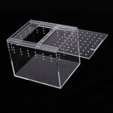 Maxbell Maxbell Acrylic Clear Pet Reptiles Box Breeding Tanks Container #2 15x12x12cm