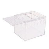 Maxbell Maxbell Acrylic Clear Pet Reptiles Box Breeding Tanks Container #2 15x12x12cm