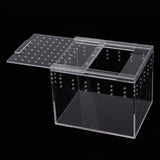 Maxbell Maxbell Acrylic Clear Pet Reptiles Box Breeding Tanks Container #2 15x12x12cm