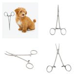 Maxbell Maxbell Dog Ear Cleaning Pliers Hair Clamp Tweezers Pet Hemostat Forceps Straight