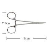 Maxbell Maxbell Dog Ear Cleaning Pliers Hair Clamp Tweezers Pet Hemostat Forceps Curved