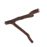 Bird Parrot Parakeet Budgie Toy Wood Swing with Bell Cage Hanging Perch