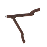 Bird Parrot Parakeet Budgie Toy Wood Swing with Bell Cage Hanging Perch