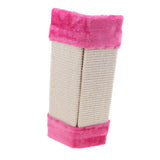 Maxbell Maxbell Kitten Pet Corner Sisal Wall Scratcher Cats Scratching Post board Rose Red