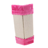 Maxbell Maxbell Kitten Pet Corner Sisal Wall Scratcher Cats Scratching Post board Rose Red