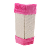 Maxbell Maxbell Kitten Pet Corner Sisal Wall Scratcher Cats Scratching Post board Rose Red