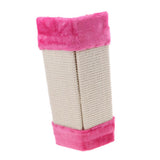 Maxbell Maxbell Kitten Pet Corner Sisal Wall Scratcher Cats Scratching Post board Rose Red