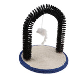 Maxbell Maxbell 3 in 1 Cat Groomer Toy Arch Self Grooming and Massaging Scratcher Cat Toy