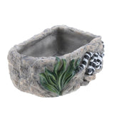 Maxbell Maxbell Reptile Food Dish Feeding Bowl Water Worm Feeder Snakes Medium BL-7002