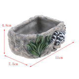 Maxbell Maxbell Reptile Food Dish Feeding Bowl Water Worm Feeder Snakes Medium BL-7002