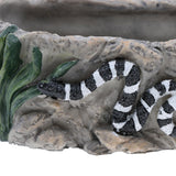 Maxbell Maxbell Reptile Food Dish Feeding Bowl Water Worm Feeder Snakes Medium BL-7002