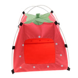 Maxbell Maxbell Strawberry Doghouse Cute Puppy Cat Cave Pet House for Small Animals  Pink