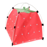 Maxbell Maxbell Strawberry Doghouse Cute Puppy Cat Cave Pet House for Small Animals  Pink