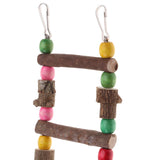 Maxbell Pet Bird Parrot Toy Wooden Ladder Bridge Swings Hanging Ladders 90cm - Aladdin Shoppers