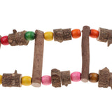 Maxbell Pet Bird Parrot Toy Wooden Ladder Bridge Swings Hanging Ladders 90cm - Aladdin Shoppers