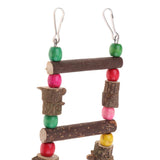 Maxbell Pet Bird Parrot Toy Wooden Ladder Bridge Swings Hanging Ladders 90cm - Aladdin Shoppers