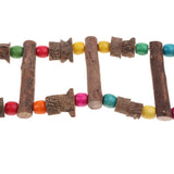 Maxbell Pet Bird Parrot Toy Wooden Ladder Bridge Swings Hanging Ladders 100cm - Aladdin Shoppers