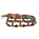 Maxbell Pet Bird Parrot Toy Wooden Ladder Bridge Swings Hanging Ladders 100cm - Aladdin Shoppers