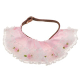 Maxbell Maxbell Pet Dog Cat Lace Rose Flower Collar Wedding Princess Neckerchief Necklace