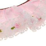 Maxbell Pet Dog Cat Lace Rose Flower Collar Wedding Princess Neckerchief Necklace