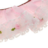 Maxbell Maxbell Pet Dog Cat Lace Rose Flower Collar Wedding Princess Neckerchief Necklace