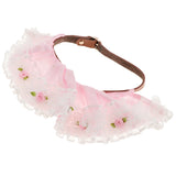 Maxbell Maxbell Pet Dog Cat Lace Rose Flower Collar Wedding Princess Neckerchief Necklace