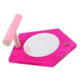 Maxbell Bird Supplies Toy Mirror Pet Parrot Perch Stand Bar Swing Random Color