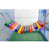 Maxbell Maxbell Flexible Wooden Mouse Hamster Ladder Crawling Bridge Pet Parrot Bird Toy