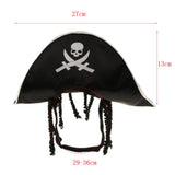 Maxbell Little Pets Pirate Cosplay Costumes Dog Cat Captain Fancy Hat Apparel