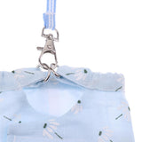 Maxbell Maxbell Small Pet Hamster Leash Gerbil Control Harness Vest Walk Collar Safety Strap Blue