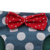 Maxbell Maxbell Dog Cat Leash Pet Control Harness Vest Walk Collar Safety Strap Vest Dot Blue S