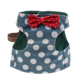 Maxbell Maxbell Dog Cat Leash Pet Control Harness Vest Walk Collar Safety Strap Vest Dot Blue S