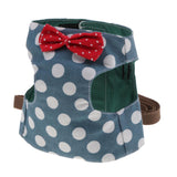 Maxbell Maxbell Dog Cat Leash Pet Control Harness Vest Walk Collar Safety Strap Vest Dot Blue S