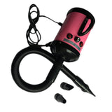 Maxbell Pet Dog Cat Hair Dryer Grooming Blow Hairdryer Blower Heater Pink EU Plug