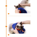 Maxbell Maxbell MultiFunction Pet Cat Grooming Washing Bag Cat Bath Bag Blue and Orange