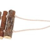 Maxbell Naturals Coco Hideaway with Ladder Bird Toy for Pet Parrot Feeder Toy