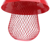 Maxbell Maxbell Mushroom Shape Outdoor Garden Iron Bird Feeder Hanging Pet Seed Container