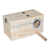 Maxbell Parrots Breeding Box, Peony, Cockatiels,Bird Nesting Wood Boxes Accessories 55mm - Aladdin Shoppers