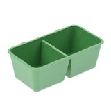 Maxbell 20Pcs 2in1 Bird Parrot Food Water Plastic Bowl Cups Pigeons Feeding Feeder