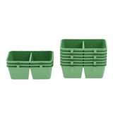 Maxbell 20Pcs 2in1 Bird Parrot Food Water Plastic Bowl Cups Pigeons Feeding Feeder