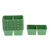 Maxbell 20Pcs 2in1 Bird Parrot Food Water Plastic Bowl Cups Pigeons Feeding Feeder