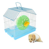 Maxbell Maxbell Dwarf Hamster Gerbil Mouse Rat Small Pet Cage House with wheel and Bowl