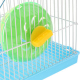 Maxbell Maxbell Dwarf Hamster Gerbil Mouse Rat Small Pet Cage House with wheel and Bowl
