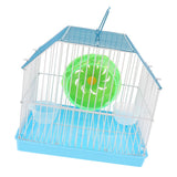 Maxbell Maxbell Dwarf Hamster Gerbil Mouse Rat Small Pet Cage House with wheel and Bowl