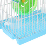 Maxbell Maxbell Dwarf Hamster Gerbil Mouse Rat Small Pet Cage House with wheel and Bowl
