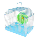 Maxbell Maxbell Dwarf Hamster Gerbil Mouse Rat Small Pet Cage House with wheel and Bowl