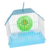 Maxbell Maxbell Dwarf Hamster Gerbil Mouse Rat Small Pet Cage House with wheel and Bowl