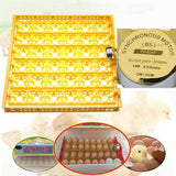 Maxbell 3 pcs 56 digital Automatic Egg Turner Tray Chicken Duck Egg Incubator Turner