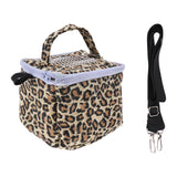 Maxbell Maxbell Pet Hamster Carrier Portable Breathable Travel Bag   Leopard Print M