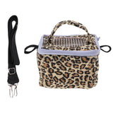 Maxbell Maxbell Pet Hamster Carrier Portable Breathable Travel Bag   Leopard Print M